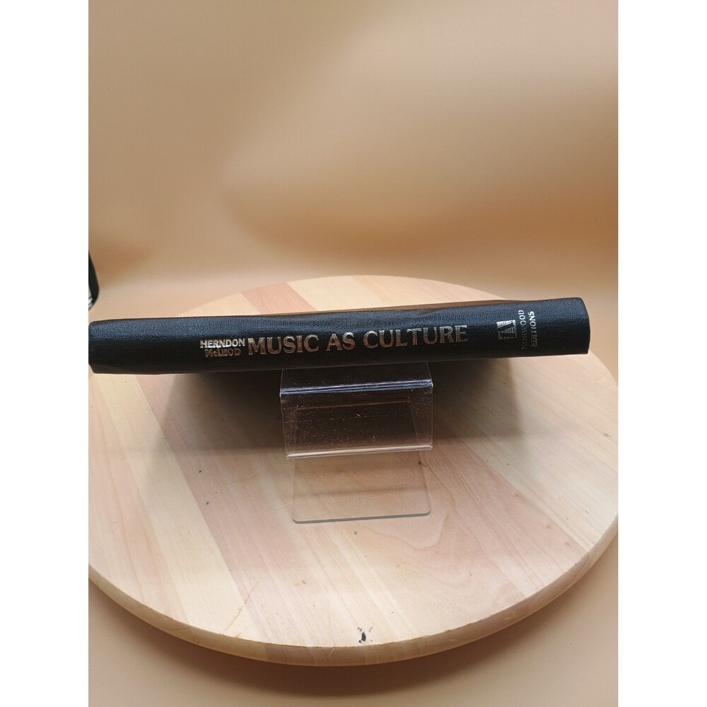 Music As Culture Norma, Herndon, Marcia McLeod second edition 1981 Norwood ED.
